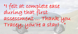 Testimonial from Thetford driving school pupil