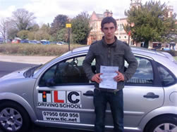 Student who passed with TLC Driving School Thetford